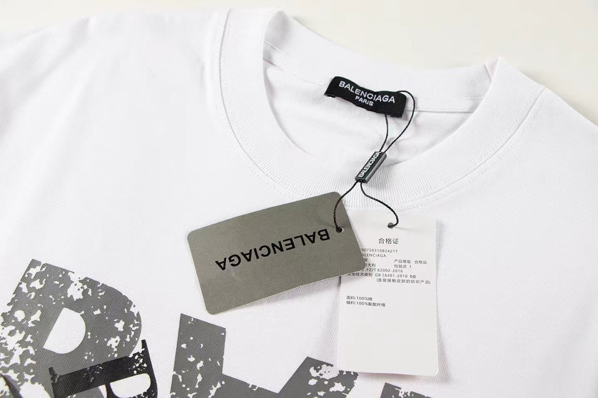 New letter printed short shirt