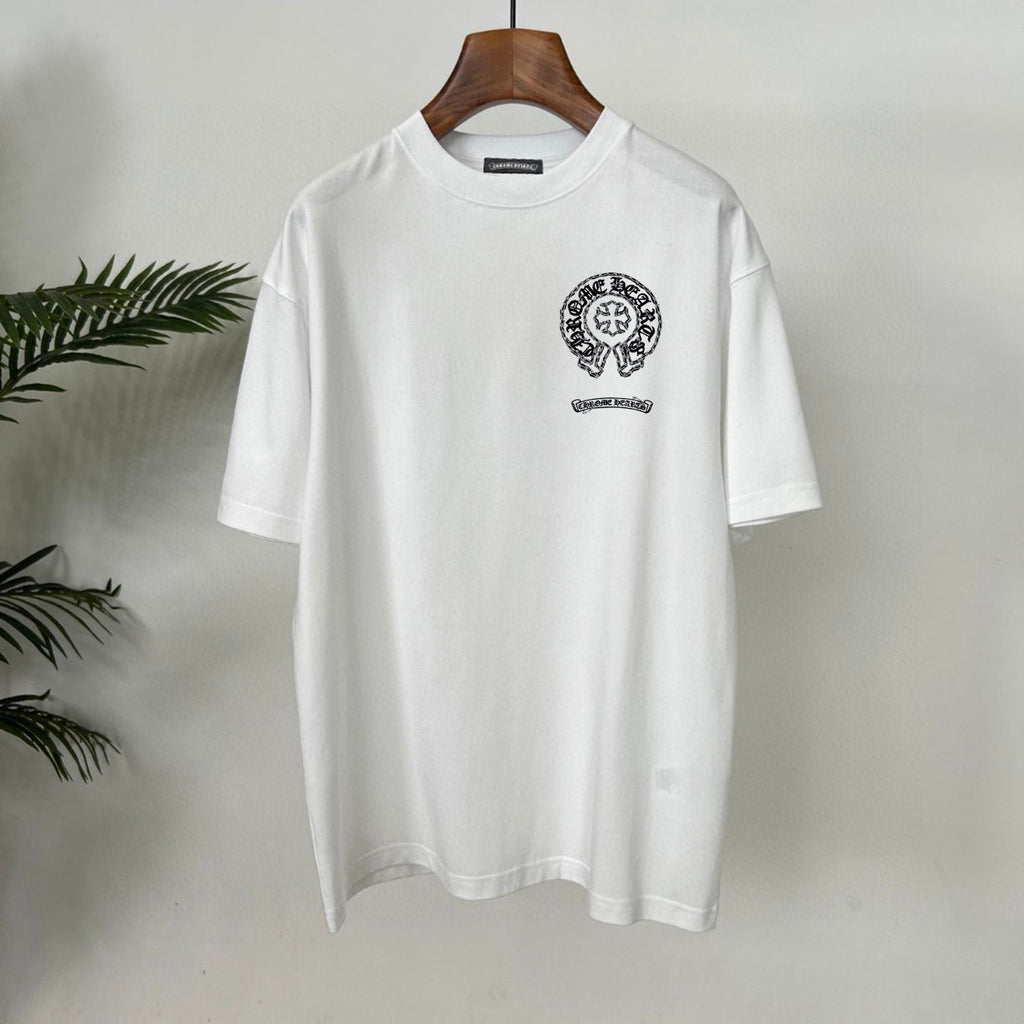 Summer New Classic Sanskrit Horseshoe Printed T-shirt