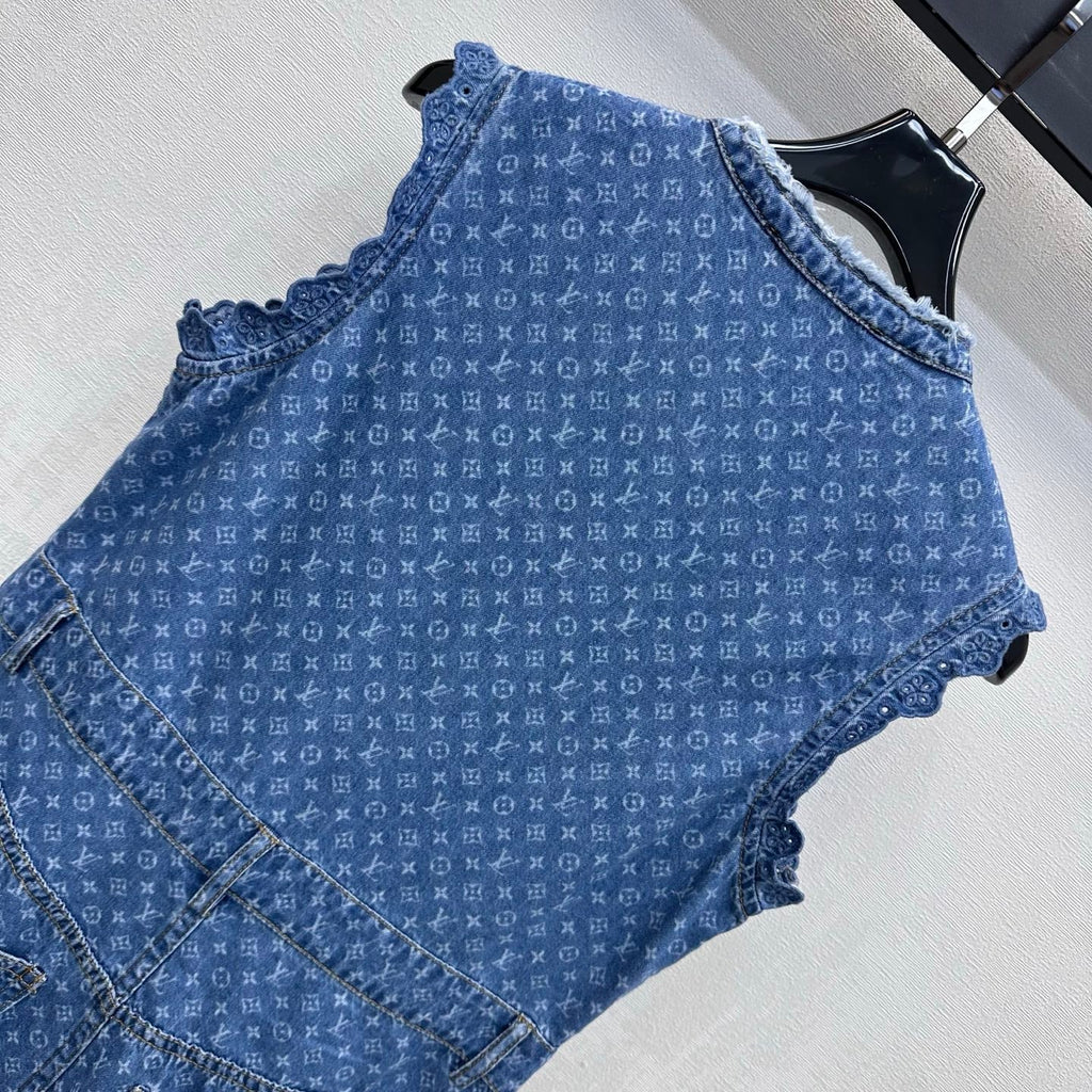 26 New Denim Vest Dress