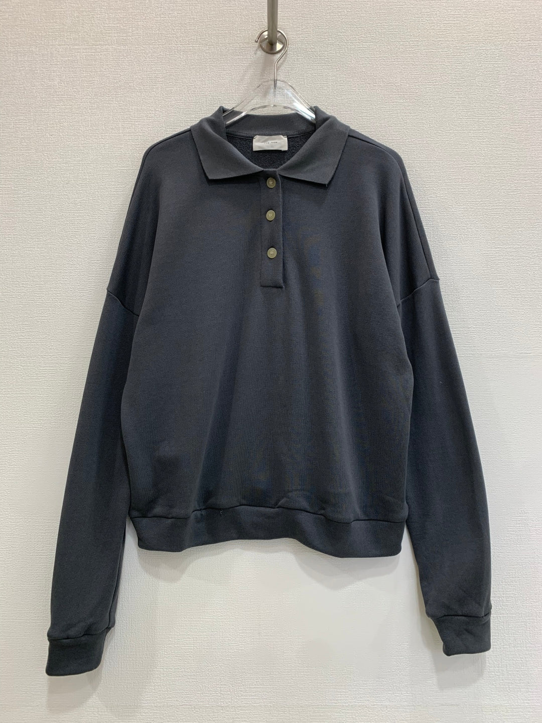 The Row/26 Button-Up Long Sleeve Sweatshirt