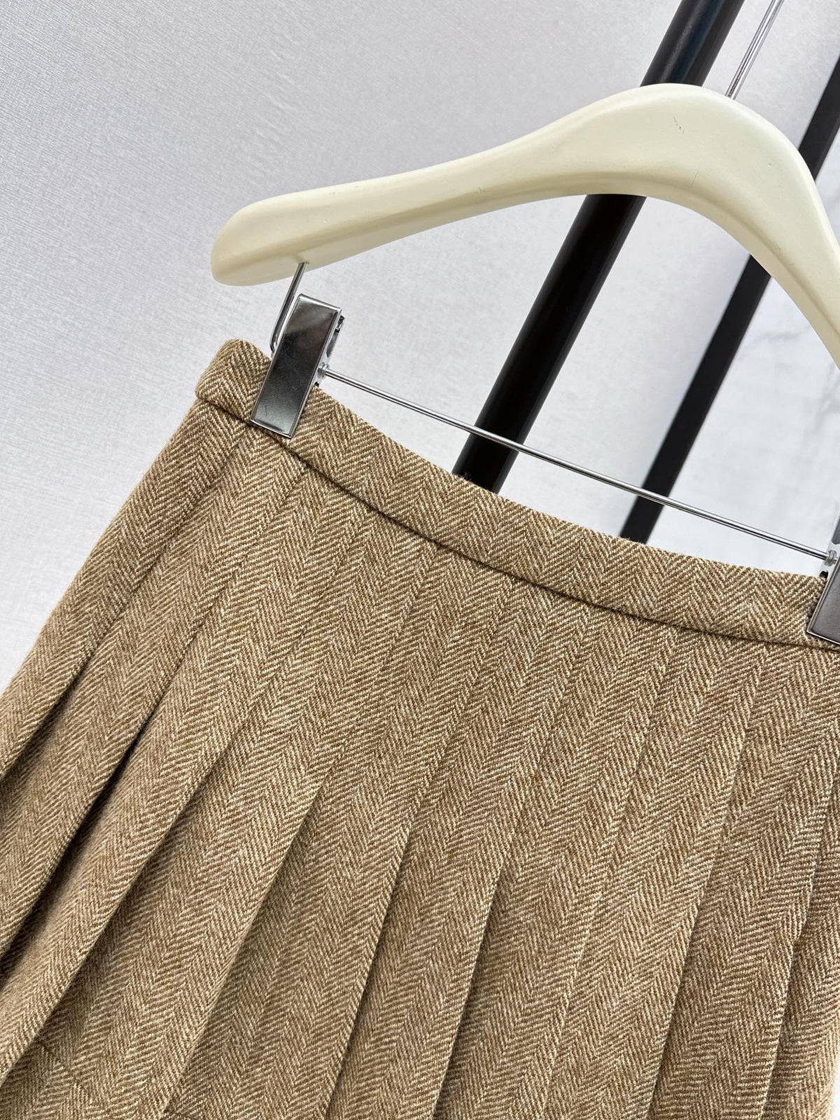 Ermanno Scervino/26 Latest Herringbone Pleated Skirt