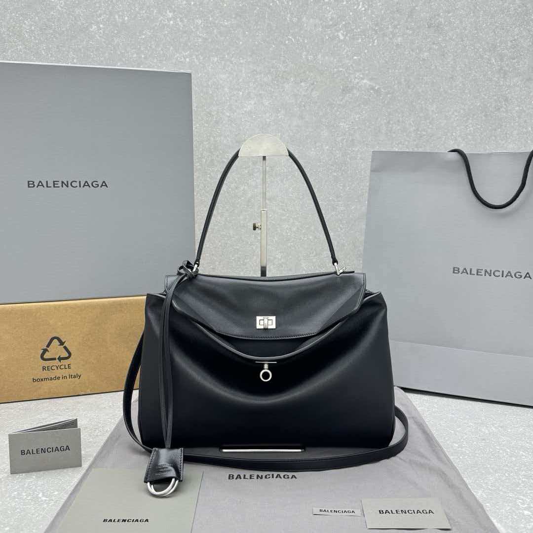 Black Silver Postman Bag