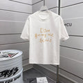 Loose hand drawn T-shirt -3