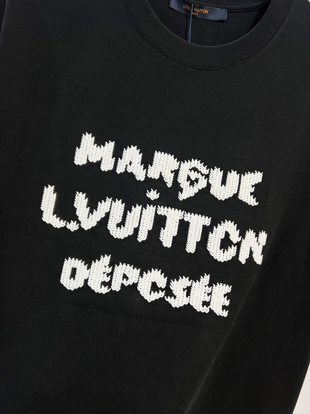 Heavy Embroidery Chest T-Shirt