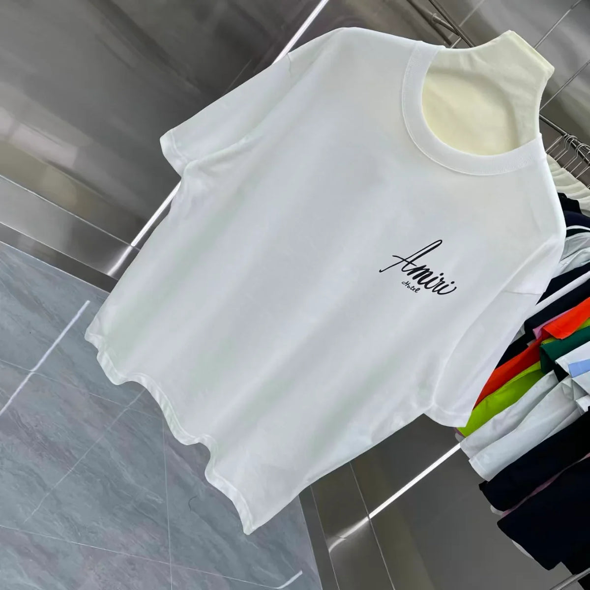 Printed short sleeved T-shirt