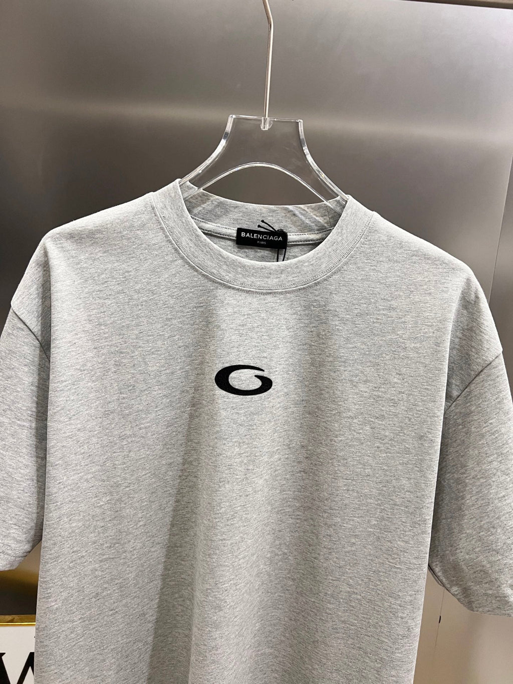Customized double yarn plain cotton short sleeved T-shirt