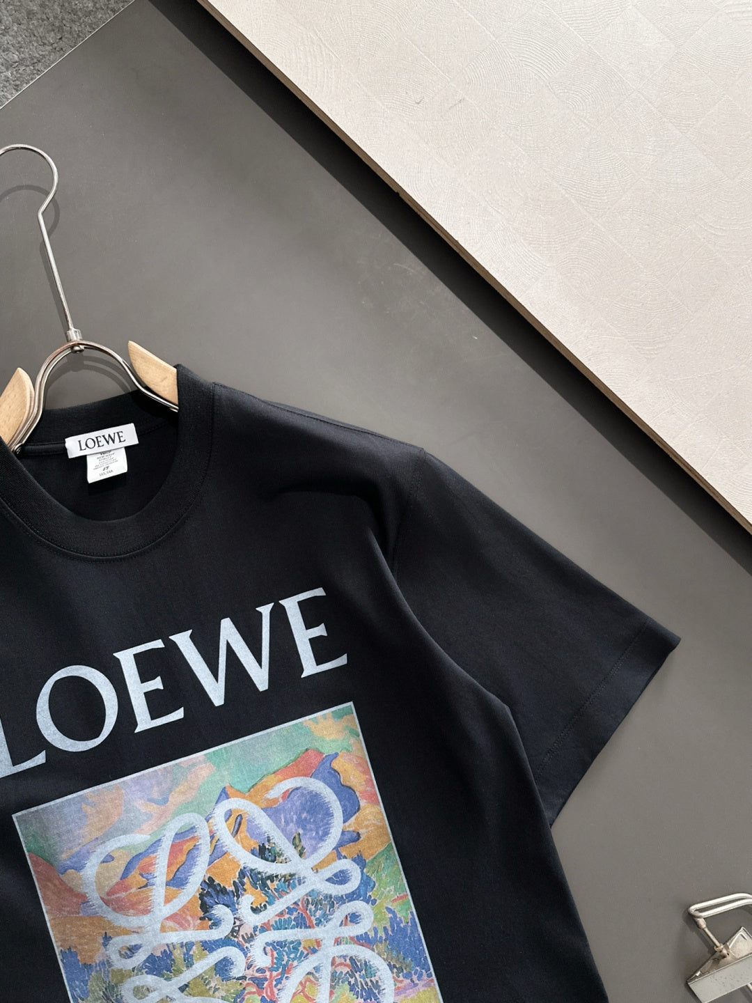 round-neck T-shirt