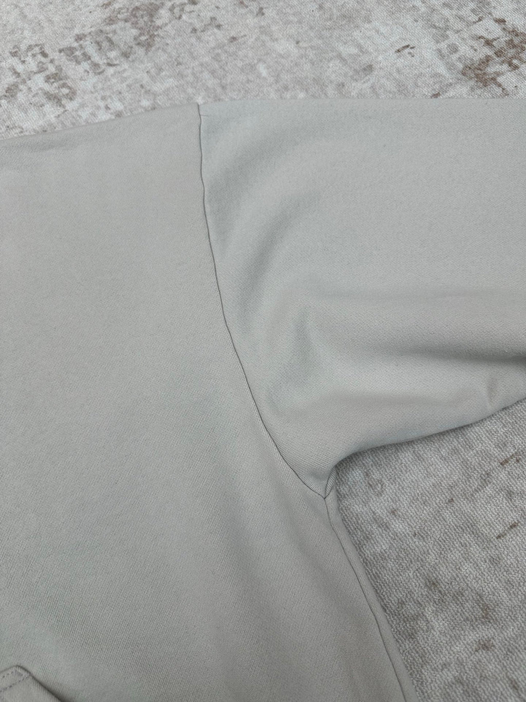 Embroidered Hoodie with Falling Shoulders