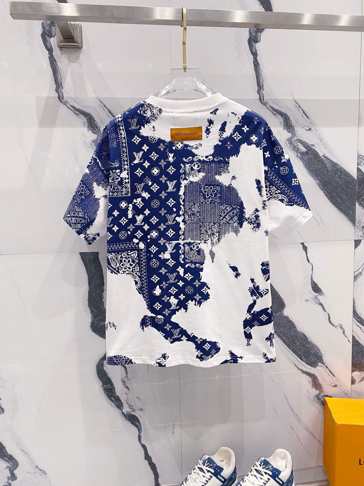 Rendering Blue Full Print T Shirt