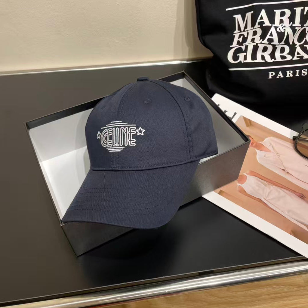 Embroidered letter baseball cap