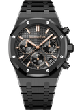 Black Titanium Steel - Chronograph- Quartz- 43mm