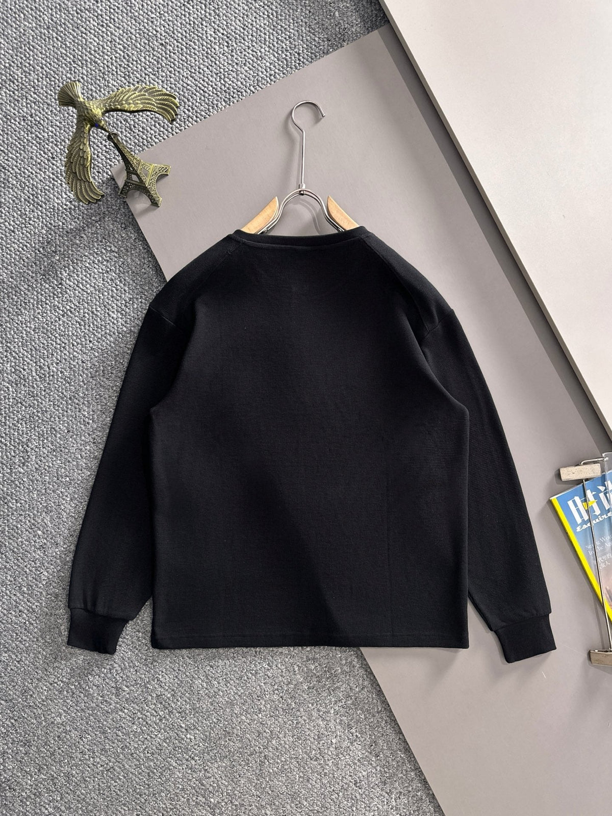 Autumn and winter new style lapel sweatshirt with long sleeves
