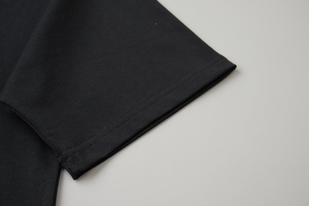Early Spring New Embroidered Letter T-shirt