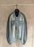 New spliced denim jacket