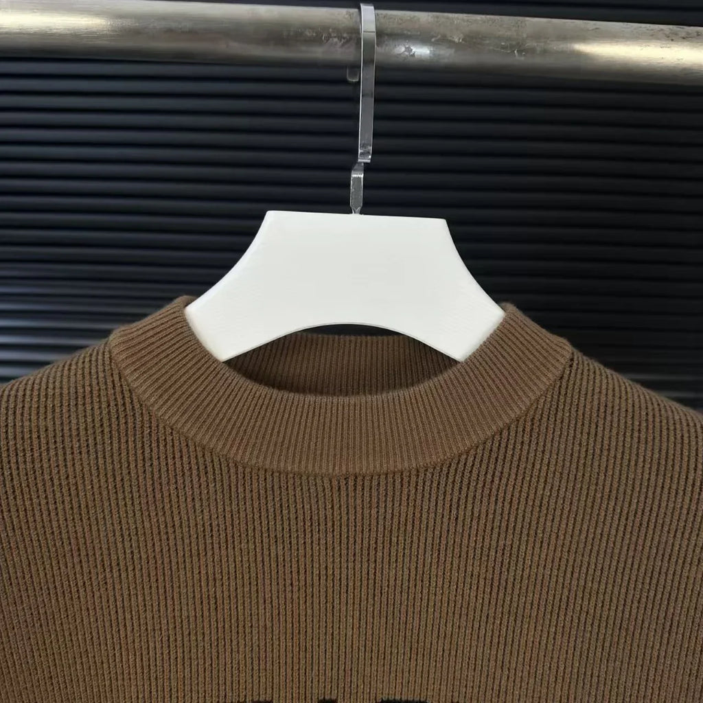 New letter embroidered sweater