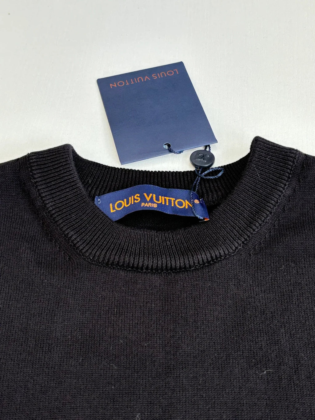 Colored bead knitted sweater