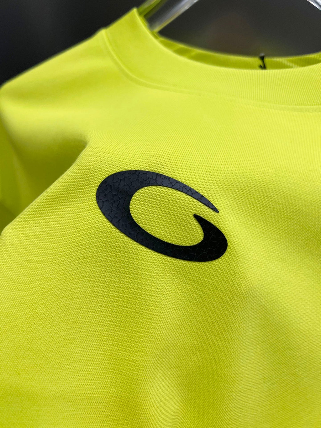 Customized double yarn plain cotton short sleeved T-shirt