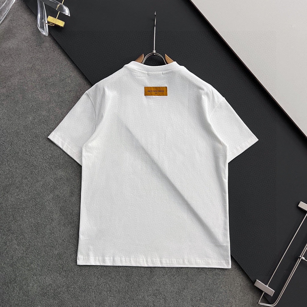 Summer new round neck short sleeved T-shirt