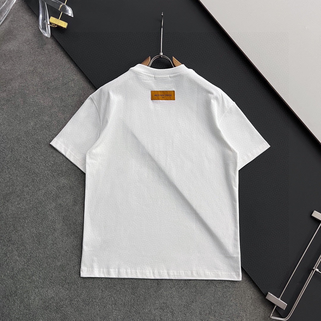 Summer new round neck short sleeved T-shirt