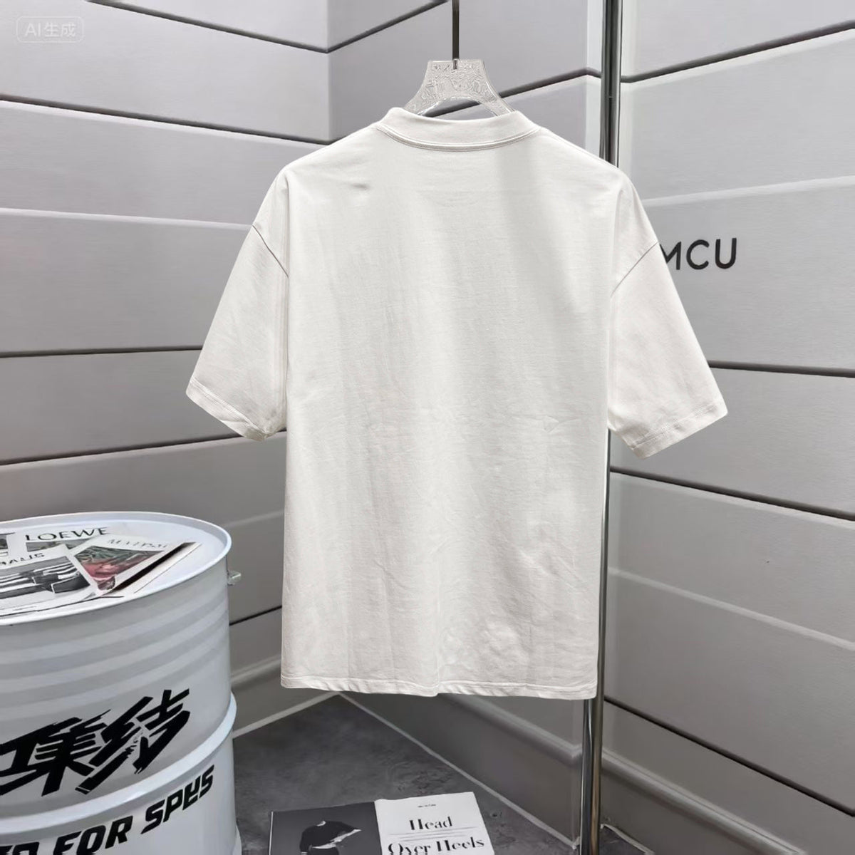 Loose hand drawn T-shirt -3