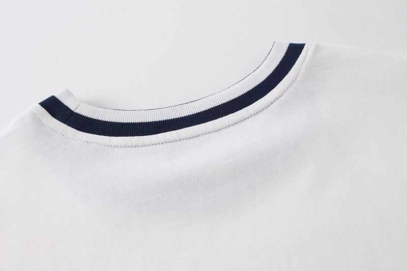 Latest Summer Logo Embroidered T-shirt