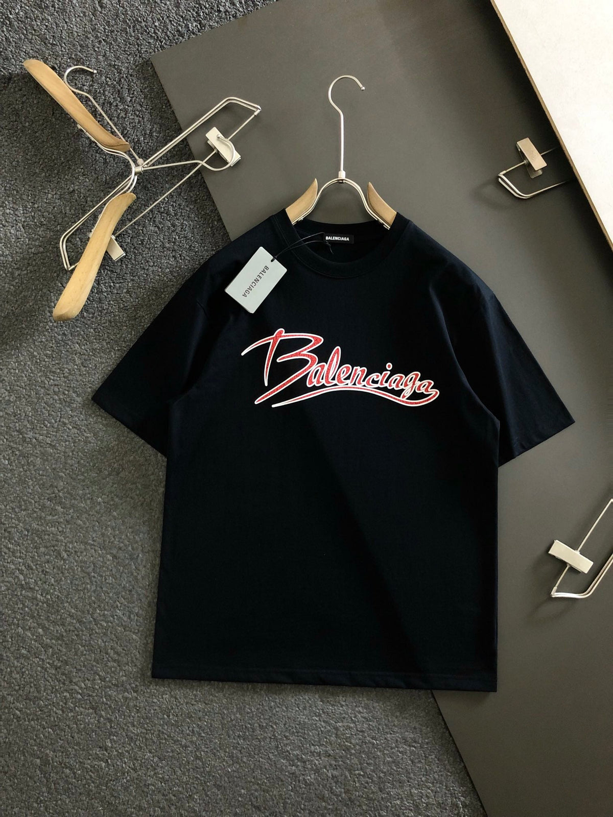 New round neck high-end pure cotton short sleeved T-shirt