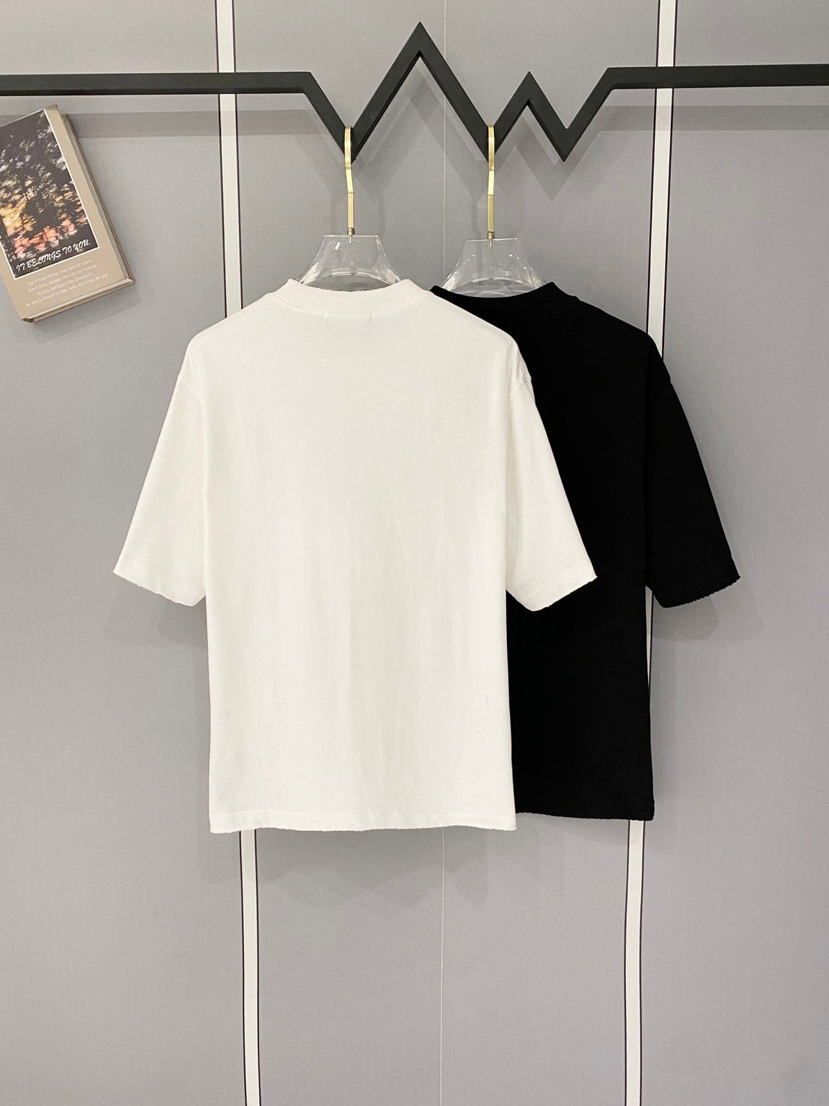 Classic letter printed pure cotton T-shirt -8
