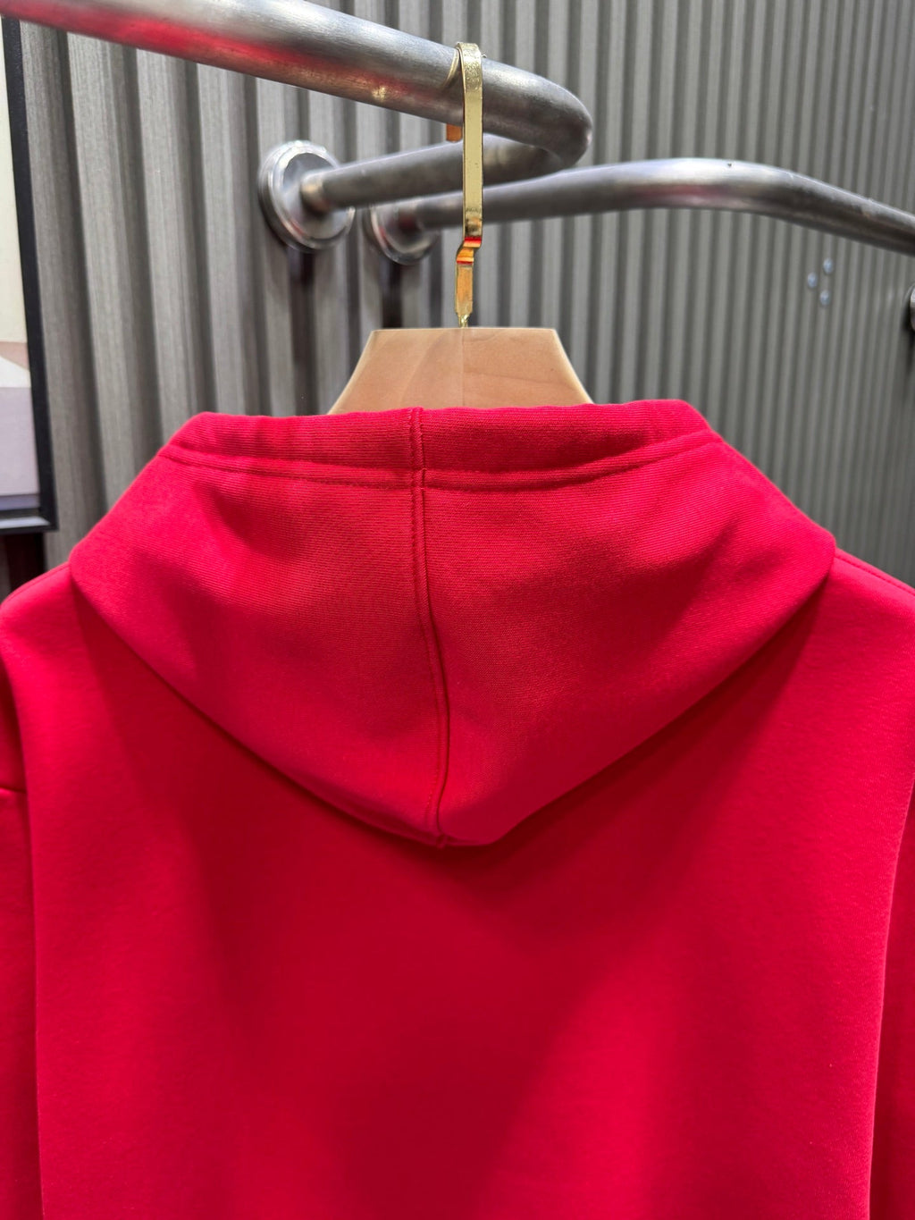 Double stranded cotton hoodie