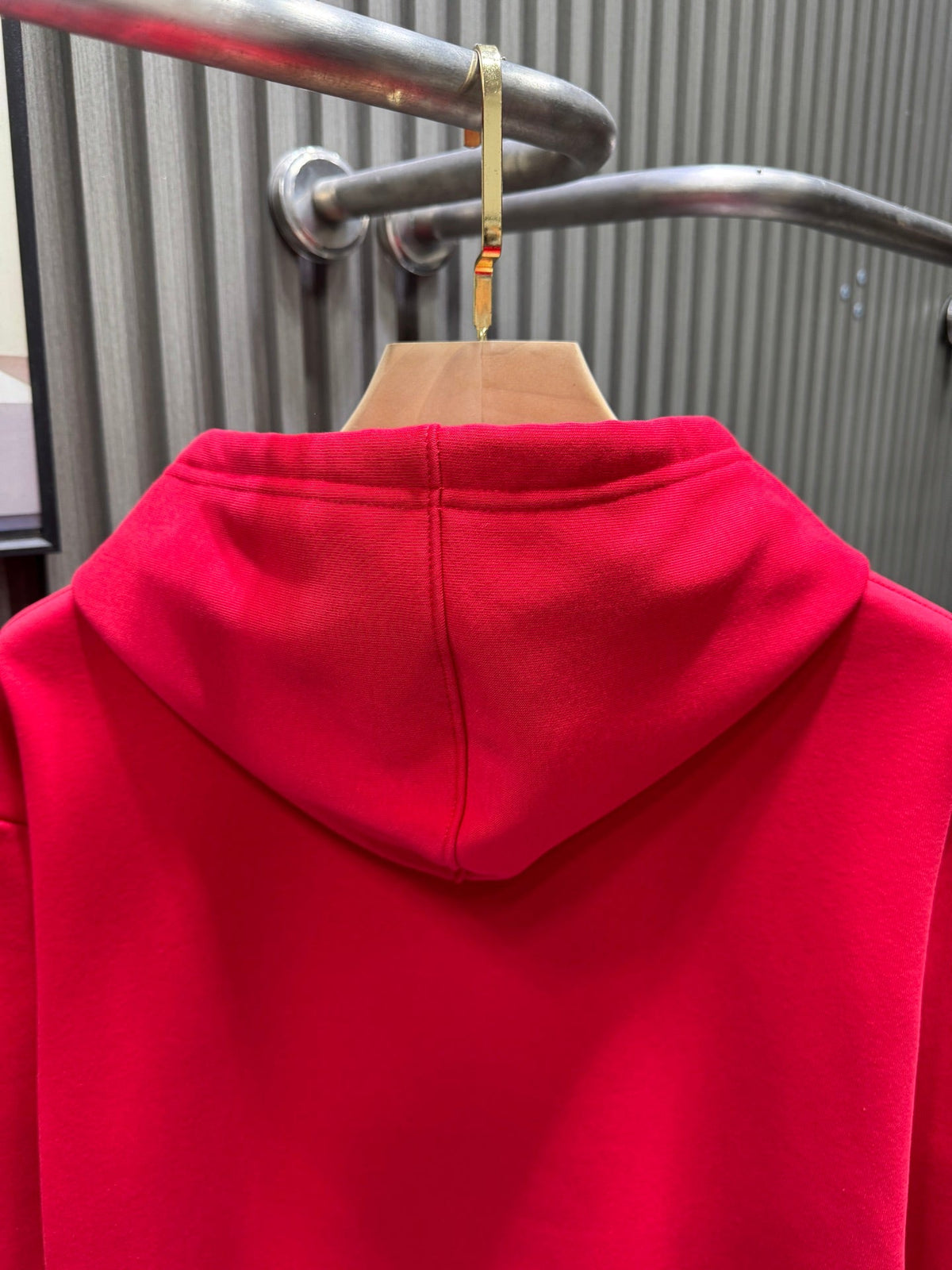 Double stranded cotton hoodie