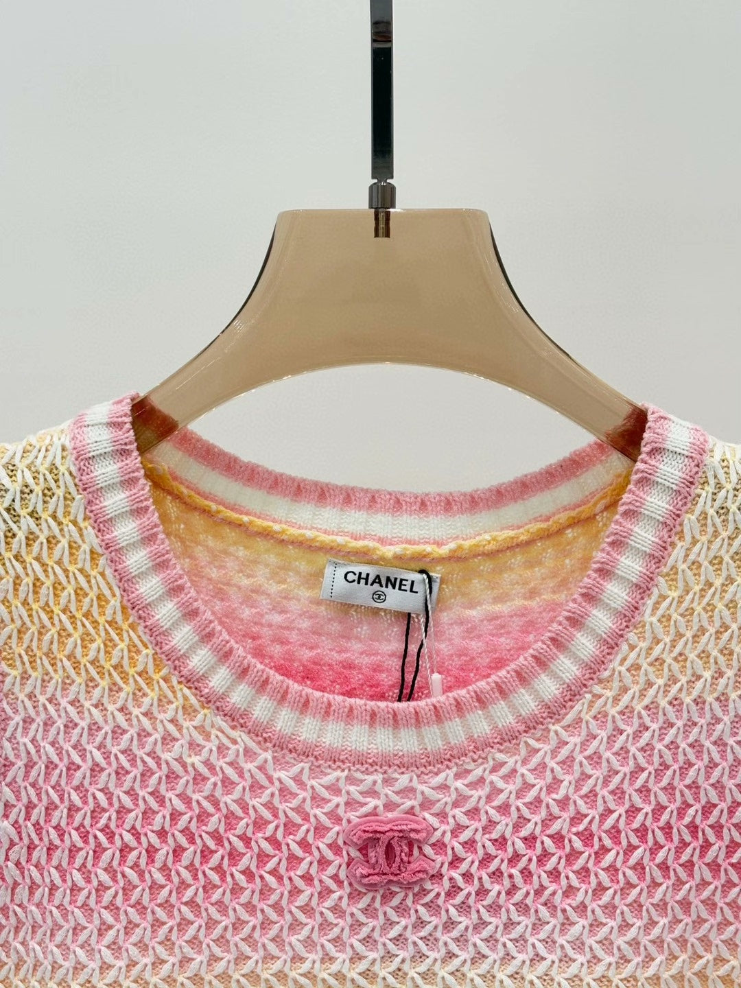 25 Summer jacquard simple knitted vest