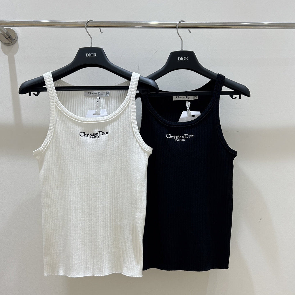 25 Embroidered Letters Vest All-match Vest