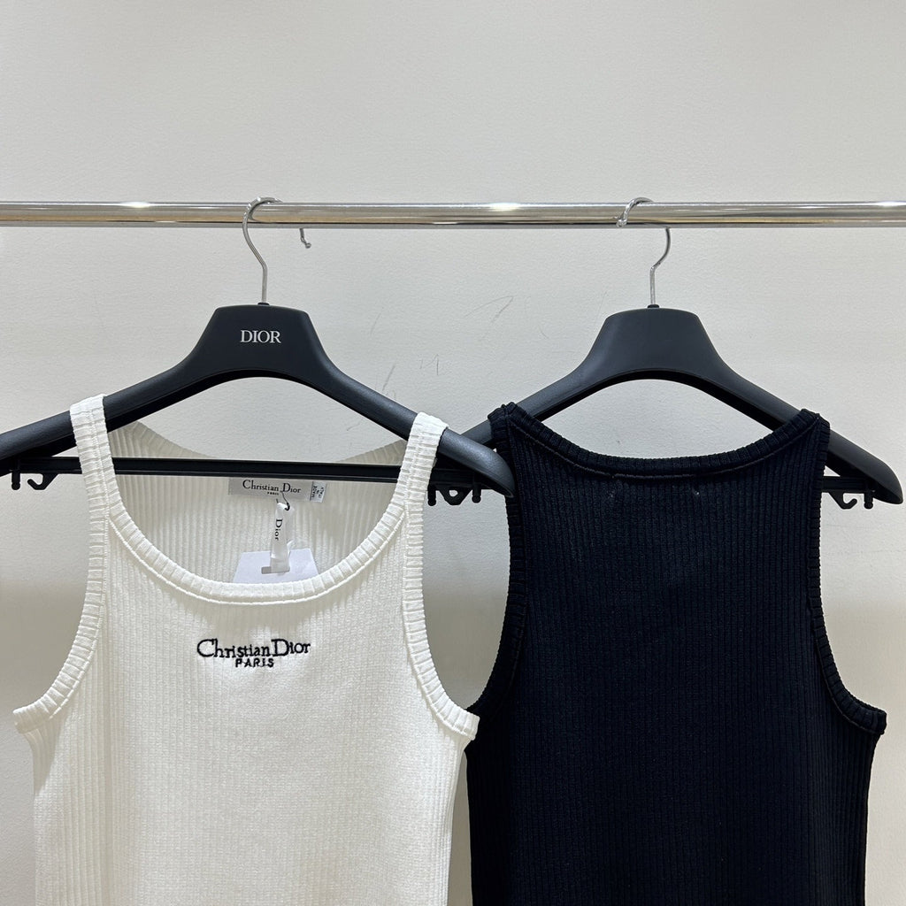 25 Embroidered Letters Vest All-match Vest