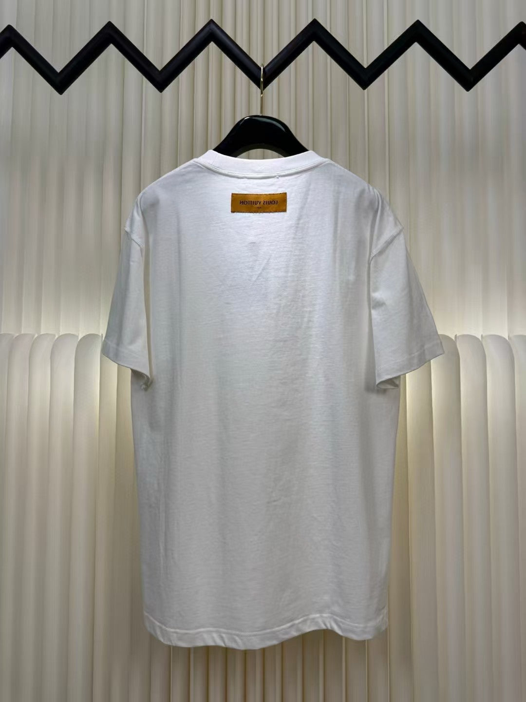 Logo embossed short sleeved T-shirt