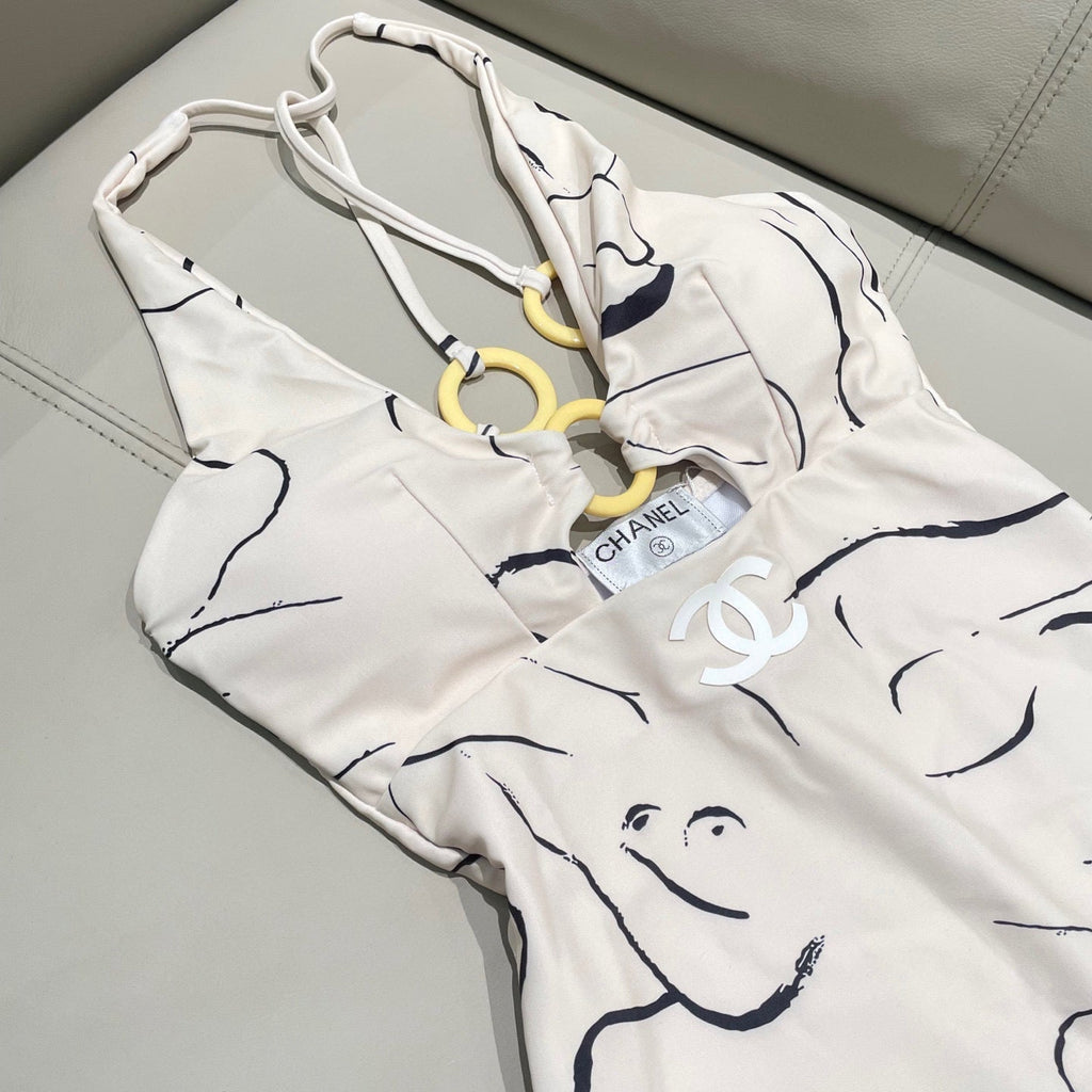 25 New one-piece swimsuit