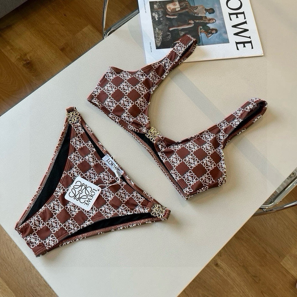 25 New style printed swimsuit