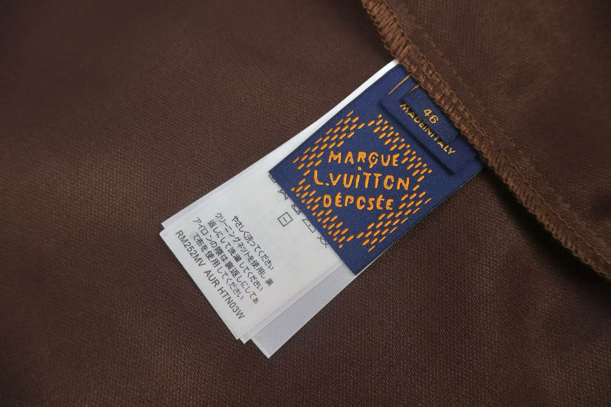 3D embroidery 🪡 logo long-sleeved jacket shirt