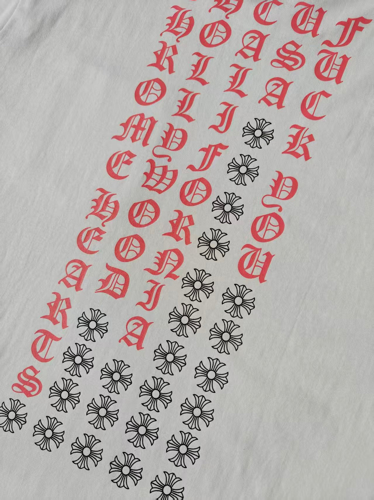 Ink hand printed T-shirt