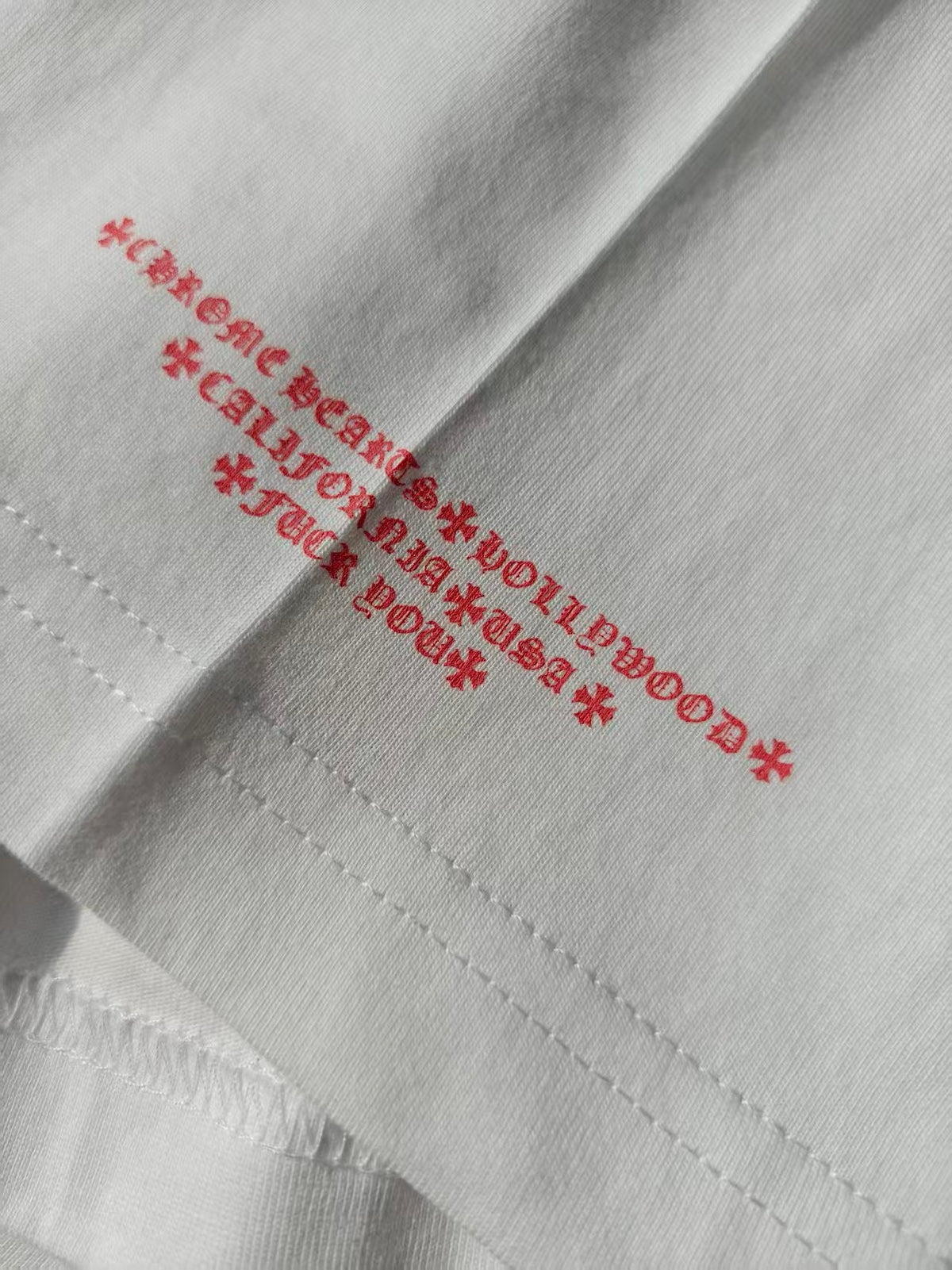 Ink hand printed T-shirt