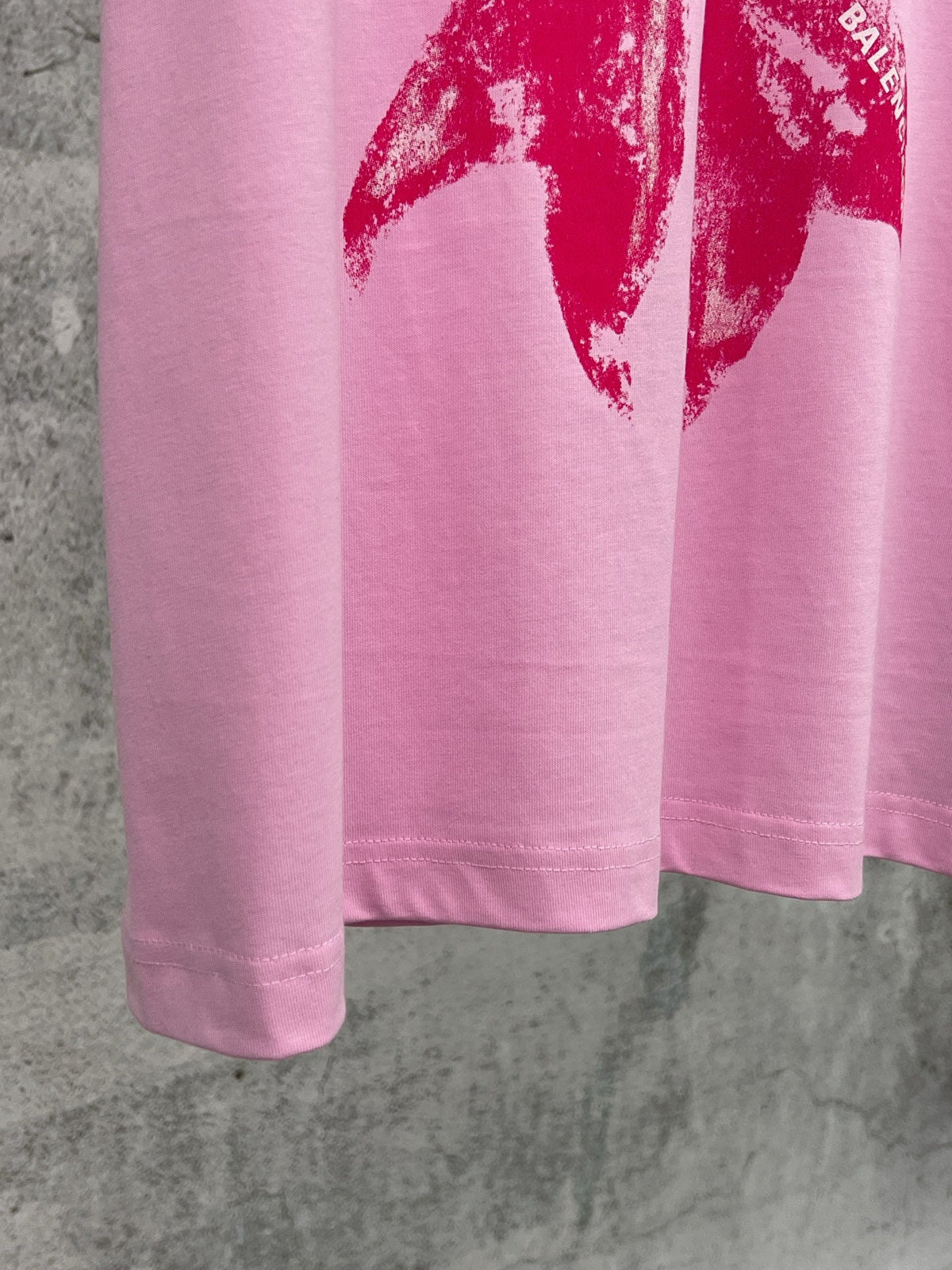 New Front Bow Direct Spray Printed Short Sleeve T-shirt
