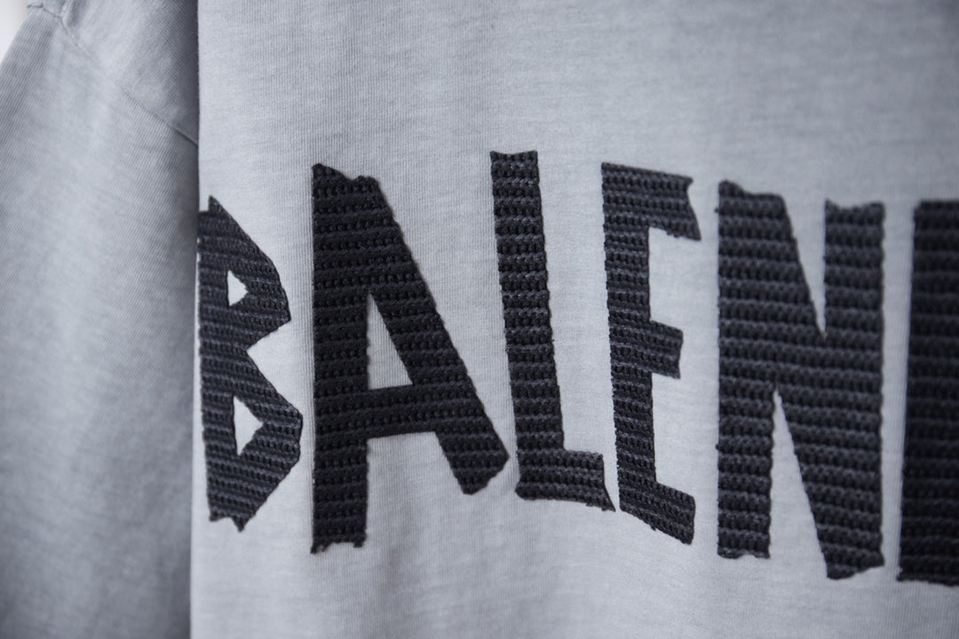 Letter towel short sleeved