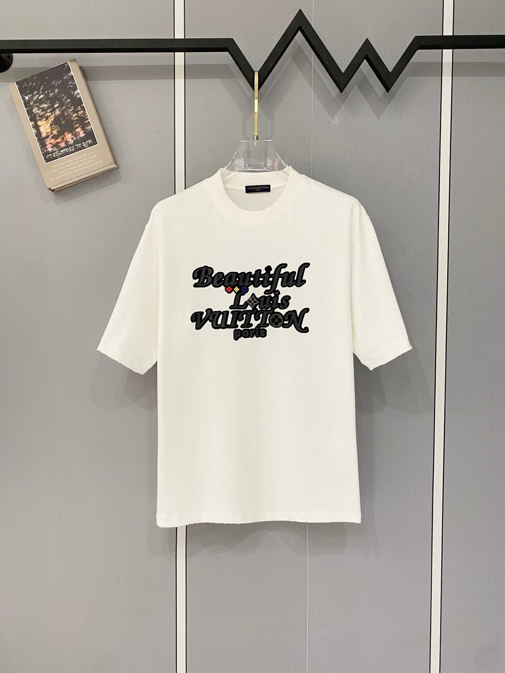 Classic letter printed pure cotton T-shirt