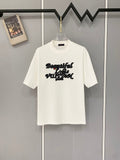 Classic letter printed pure cotton T-shirt