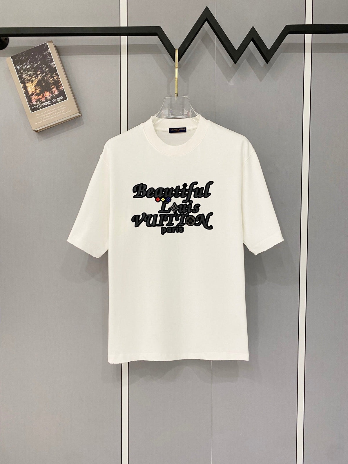 Classic letter printed pure cotton T-shirt