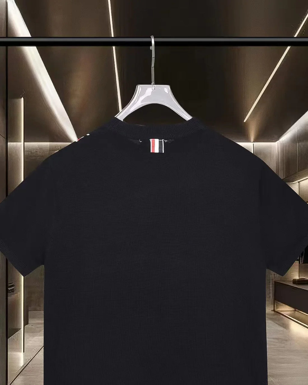 New Knitted Casual Short Sleeve T-shirt