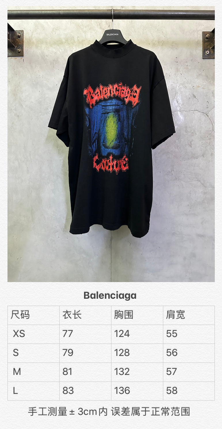 Spring stage play short sleeved T-shirt