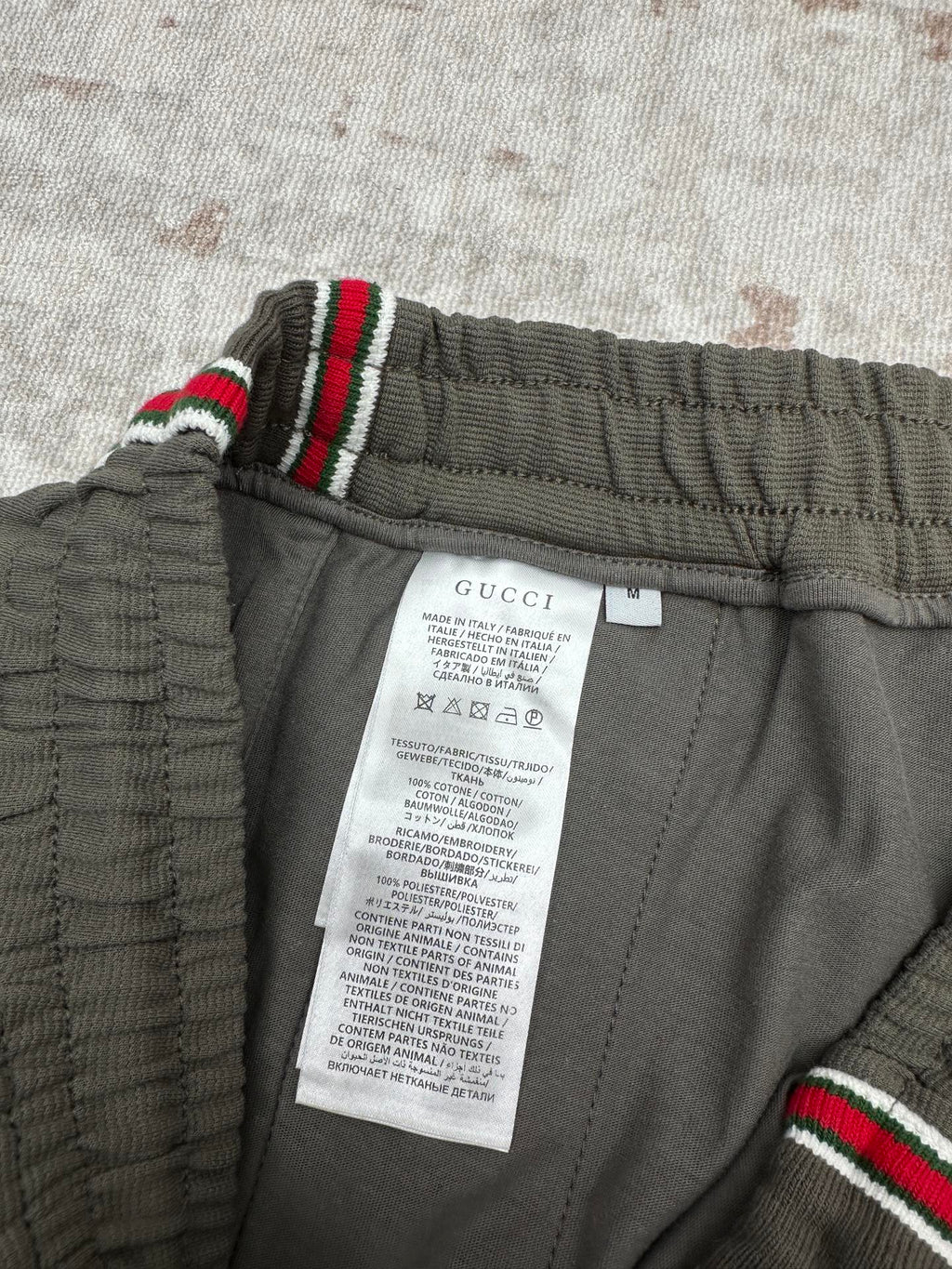 Cotton jacquard embroidered casual shorts