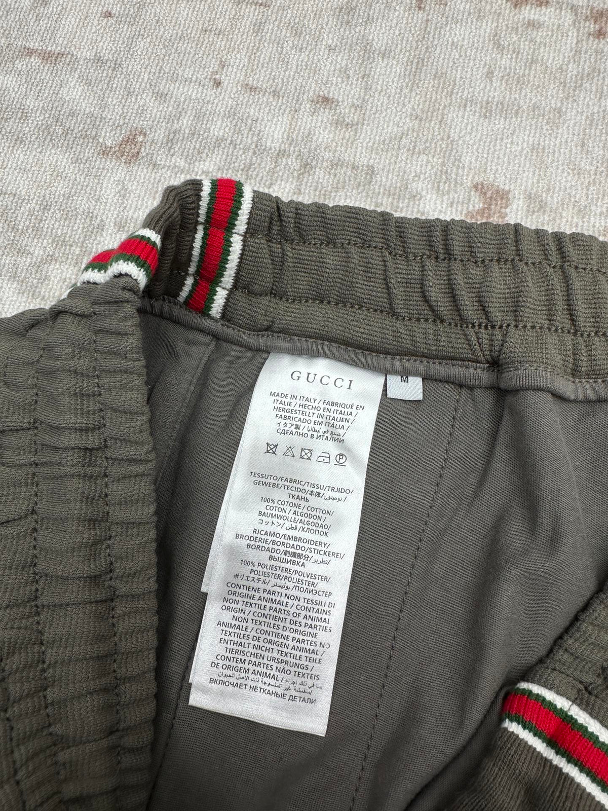 Cotton jacquard embroidered casual shorts
