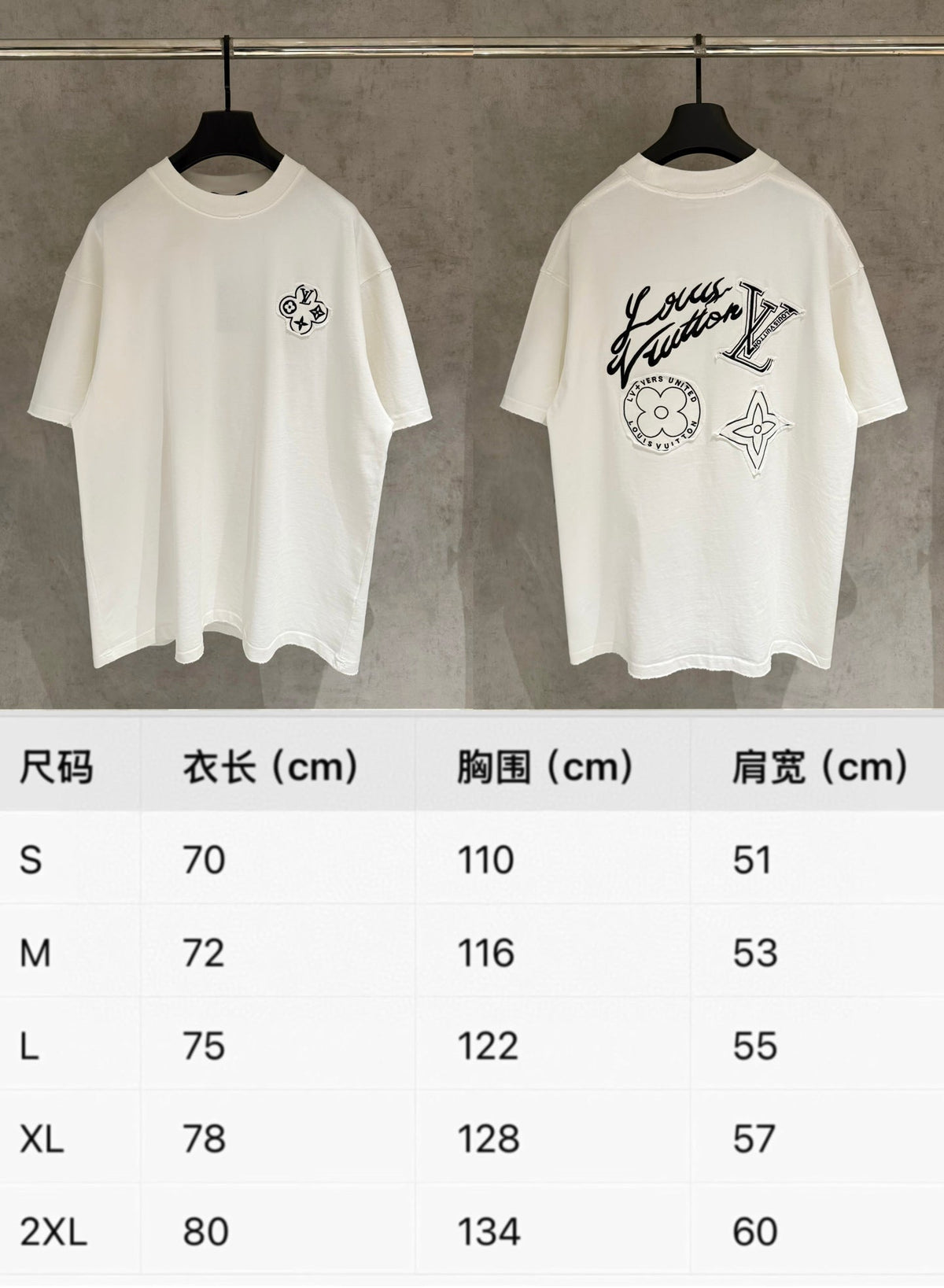 Embroidered short sleeved T-shirt