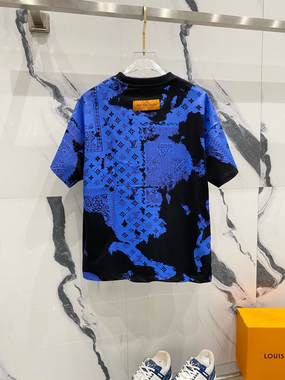 Rendering Blue Full Print T Shirt