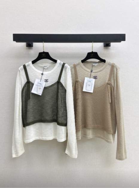 26 Latest Two-Piece Set – Long Sleeve & Camisole